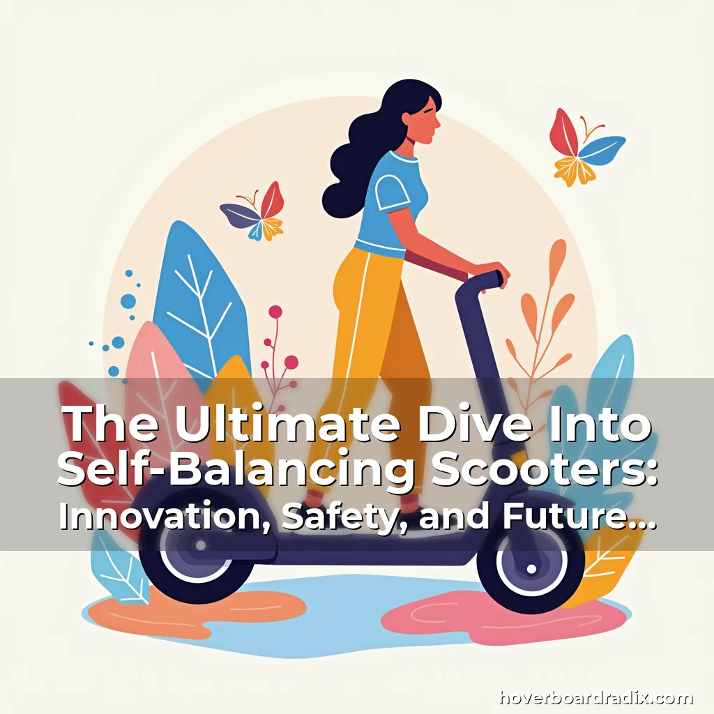 Artistic representation for The Ultimate Dive Into Self-Balancing Scooters: Innovation, Safety, and Future Trends
