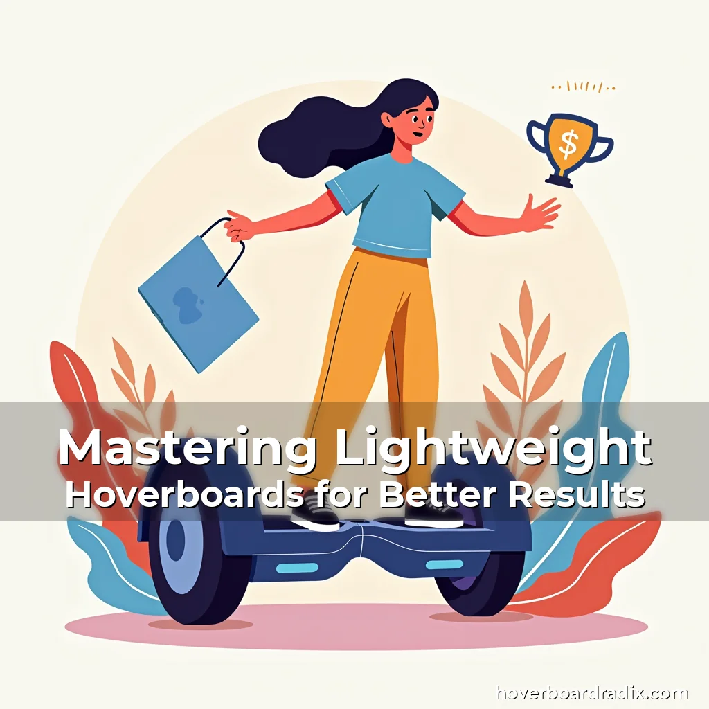 Artistic representation for Mastering Lightweight Hoverboards for Better Results