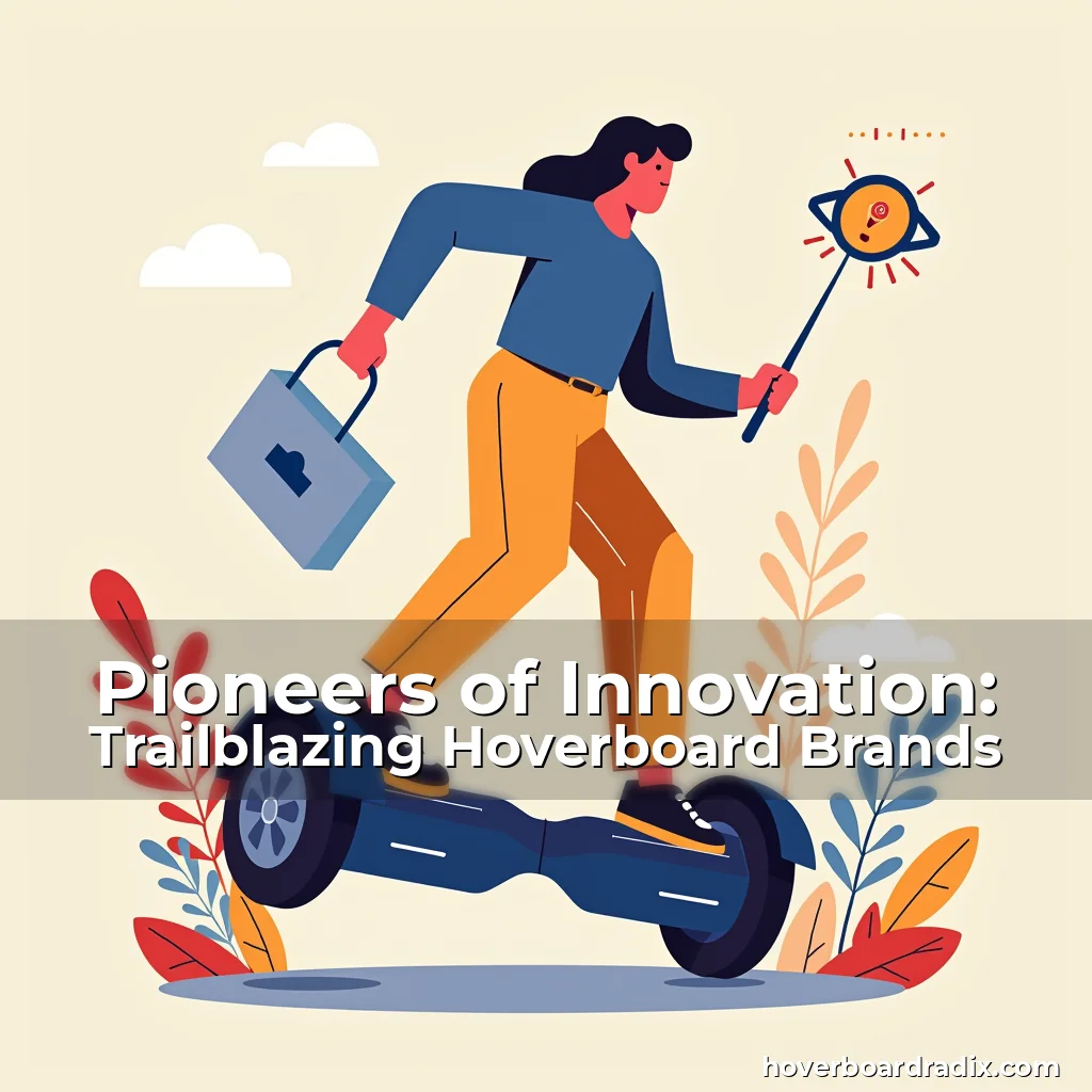 Artistic representation for Pioneers of Innovation: Trailblazing Hoverboard Brands