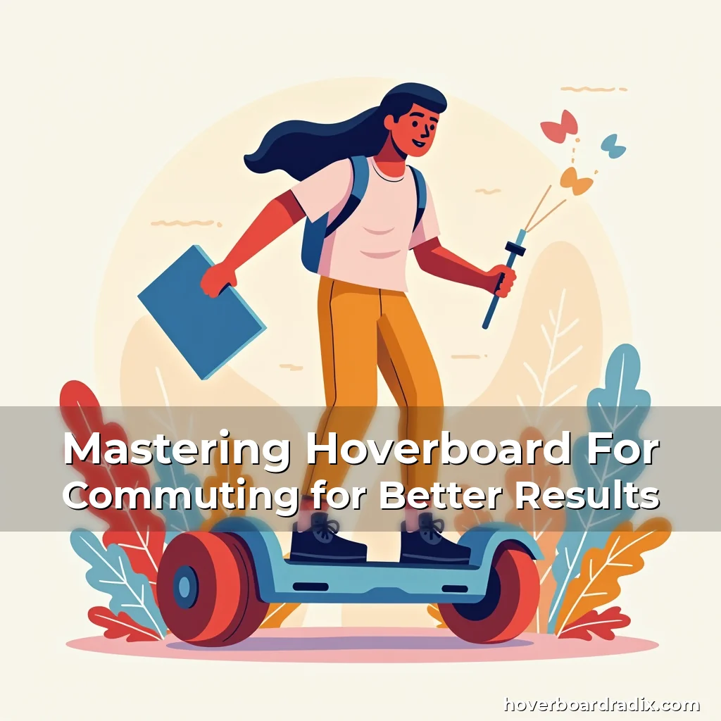 Artistic representation for Mastering Hoverboard For Commuting for Better Results