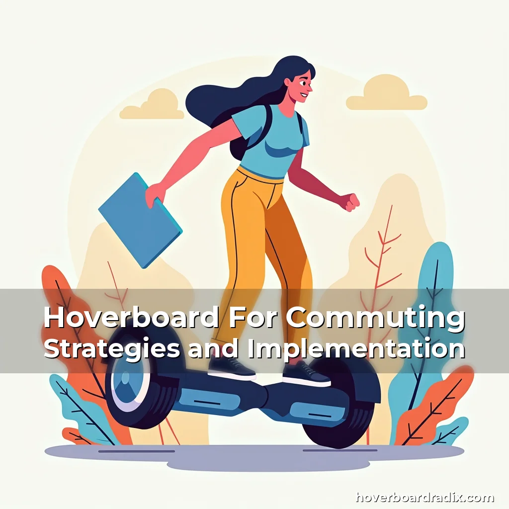 Artistic representation for Hoverboard For Commuting Strategies and Implementation